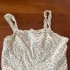 Urban Outfitters dress. Off white with black dots.